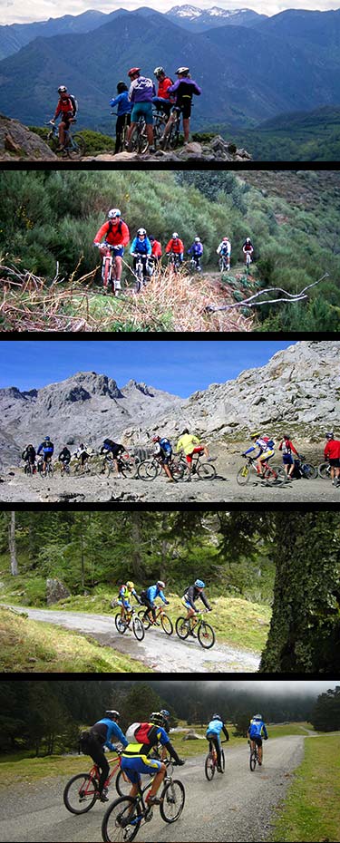 rutas bicicleta montaña BTT asturias
