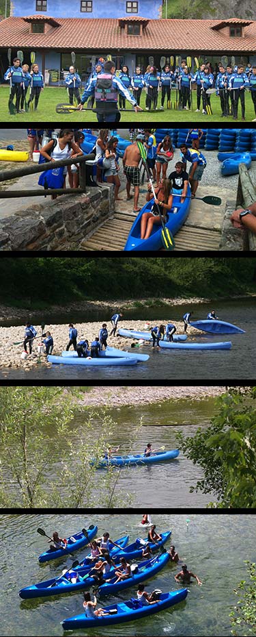 Descenso del Sella en Canoa